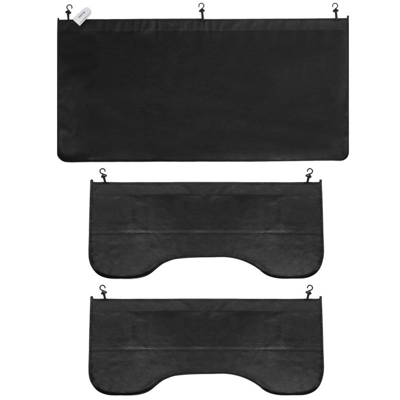 RUPSE 3 Pcs Fender Protectors for Mechanics,Microfiber Leather Car Fender Cover Mats Pads,Mechanic Magnetic Fender Protector Mat with Hooks - Image 1