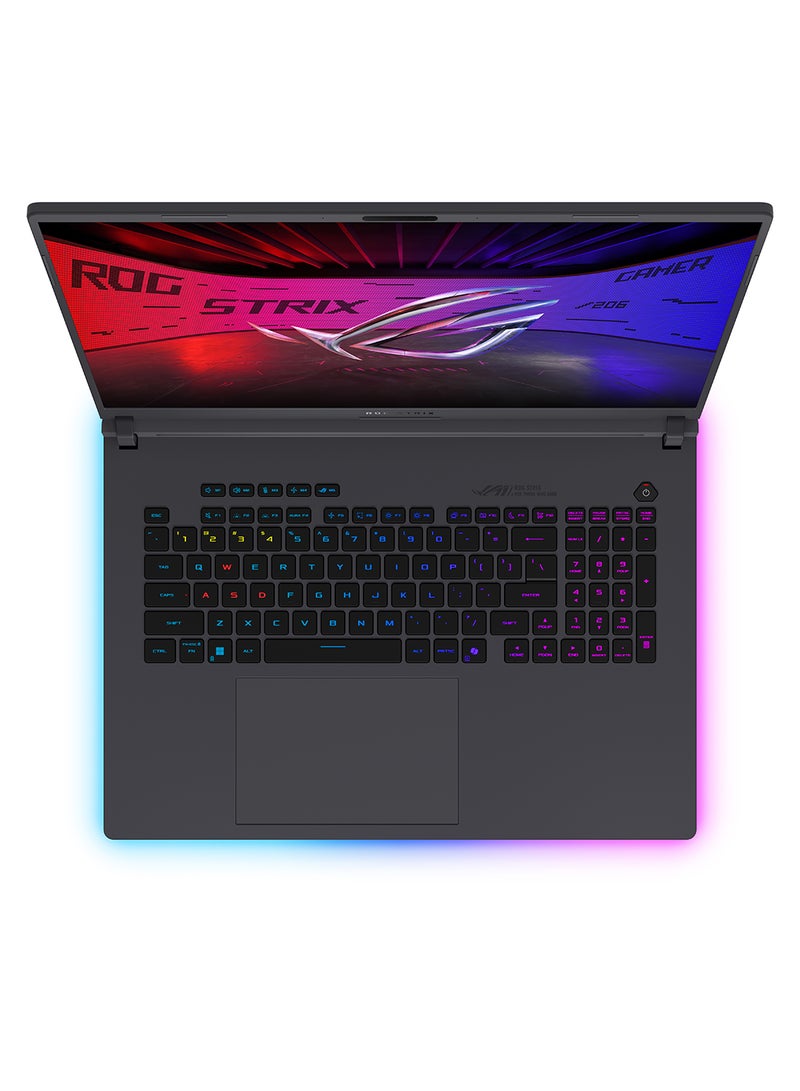 أسوس لابتوب ROG Strix G18 (2025) بشاشة 18 بوصة، مع معالج Core Ultra 9 275HX/32 جيجابايت RAM/1 تيرابايت SSD/16 جيجابايت بطاقة رسومات NVIDIA GeForce RTX 5080/لون رمادي إكليبس إنجليزي - Image 5