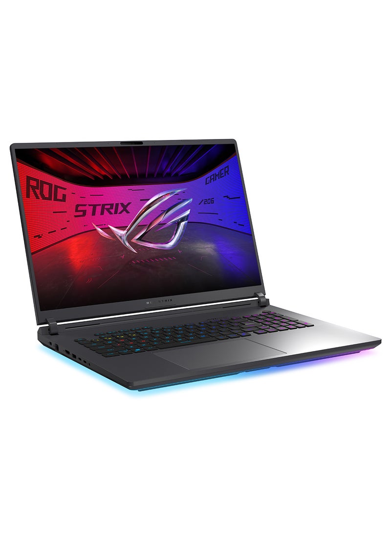 أسوس لابتوب ROG Strix G18 (2025) بشاشة 18 بوصة، مع معالج Core Ultra 9 275HX/32 جيجابايت RAM/1 تيرابايت SSD/16 جيجابايت بطاقة رسومات NVIDIA GeForce RTX 5080/لون رمادي إكليبس إنجليزي - Image 4