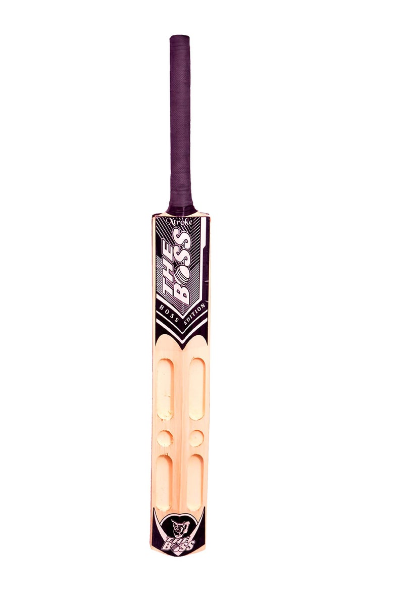 XTROKE The Boss Edition Scoop Design Popular Willow for Boys and Girls Advance Play (Full Size) (Scoop Cricket Bat with Ball & Bat Cover) - Image 4