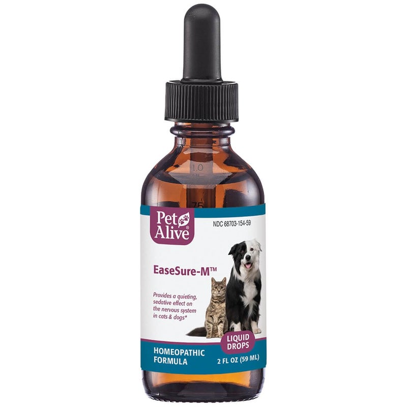 PetAlive EaseSure-M Calming Drops for Dogs and Cats â€“ Natural Homeopathic Care for Nervous System Health â€“ Supports Everyday Comfort, Reduced Muscle Twitching, and Quiet Relaxation â€“ 59 mL Liquid - Image 1