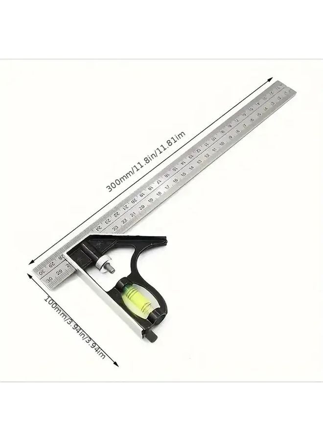 1pc Digital Protractor Stainless Steel High Precision Angle Measurement Tool - Image 3