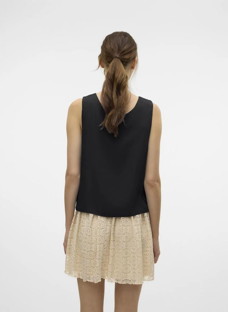فيرو مودا Vmfleur String 2Way Tencel Top