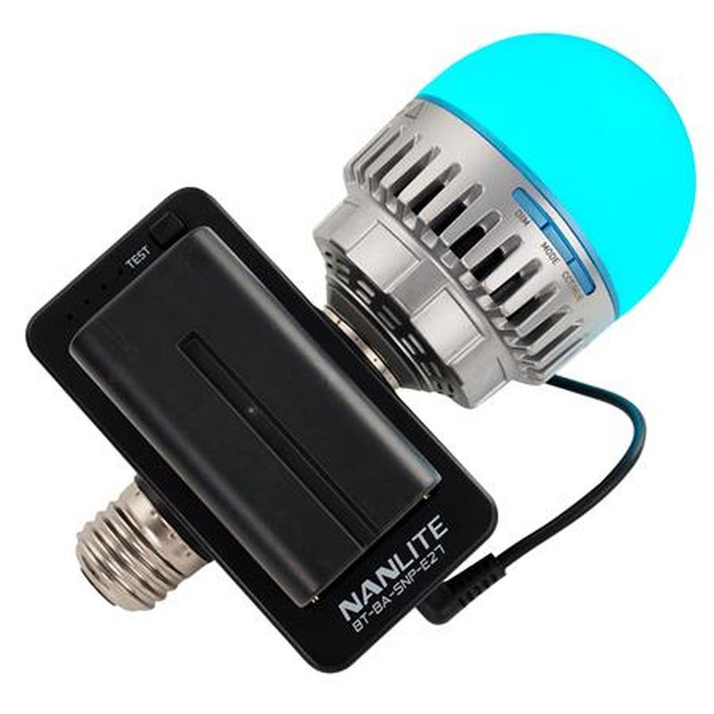 NANLITE NP-F Battery Adapter and Mount for PavoBulb 10C - Image 2