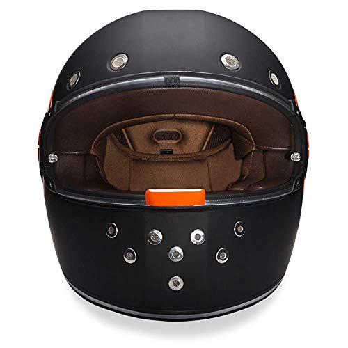 Daytona Helmets Retro Full Face Motorcycle Helmet - DOT Approved Vintage Helmet for Motorcycles, Cruisers, Scooters & Mopeds - Retro Motorcycle Helmets for Men, Women and Youth - Image 5
