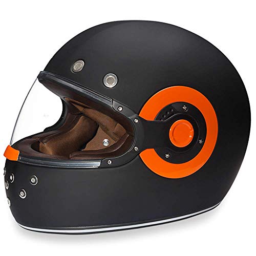 Daytona Helmets Retro Full Face Motorcycle Helmet - DOT Approved Vintage Helmet for Motorcycles, Cruisers, Scooters & Mopeds - Retro Motorcycle Helmets for Men, Women and Youth - Image 1