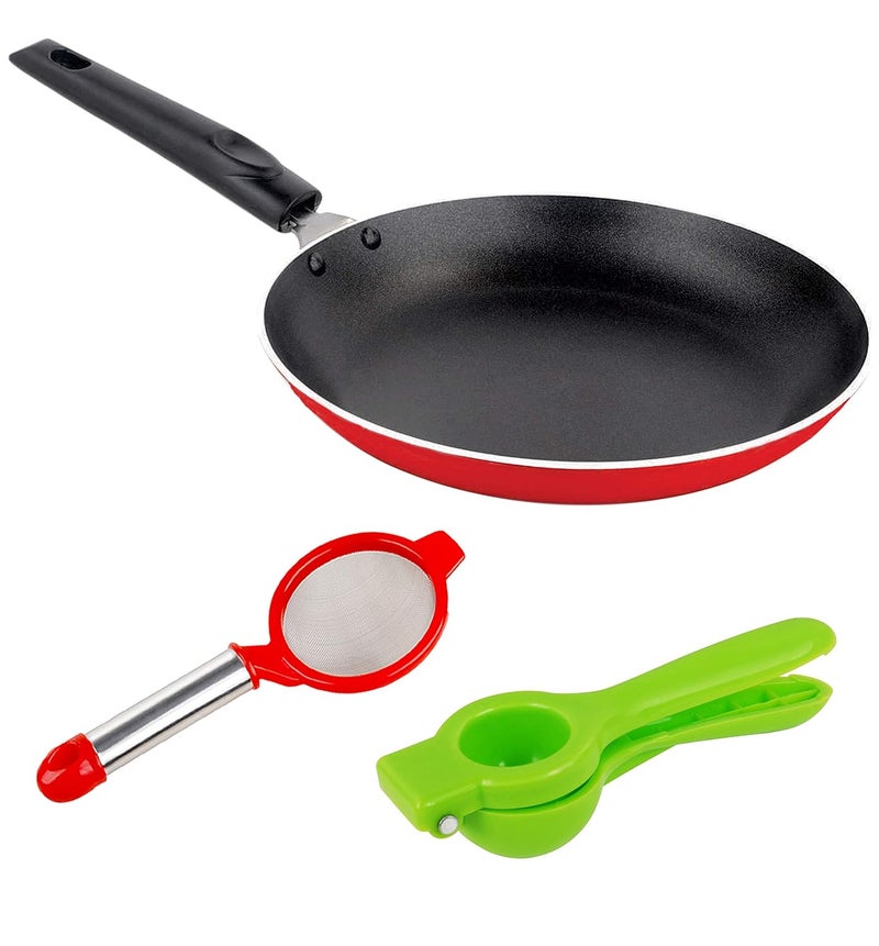 Nirlon Non-Stick Gas Comaptible Odor Free 3 Piece Cookware Utencils Set - Image 1