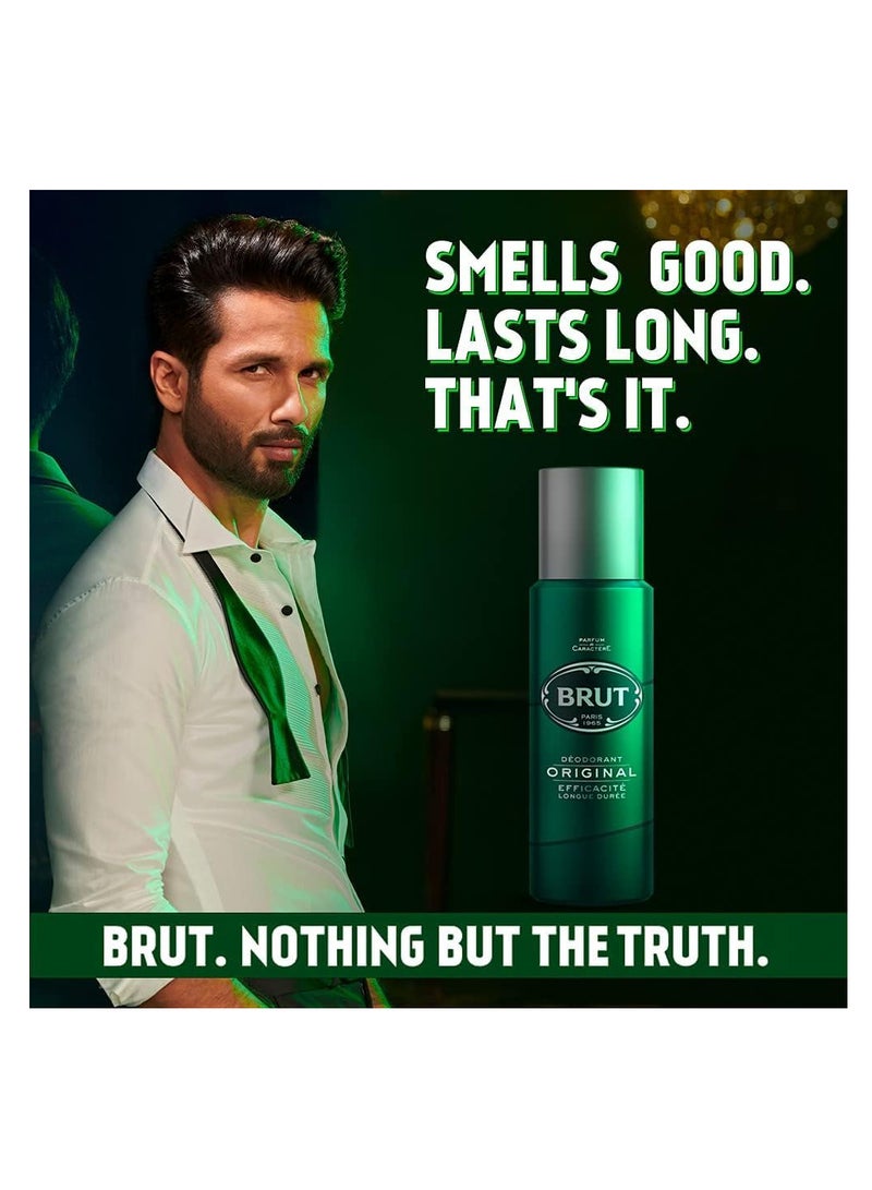 BRUT Original Deodorant Spray for Men,200 ml - Image 1