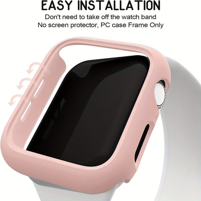 3 Pcs Set Black 46mm Men Women Fashionable Casual PC Hollow Out Anti Drop Protective Case for 38 40 41 42 44 45 49mm Apple Watch Series Ultra SE 10 9 8 7 6 5 4 3 2 1 Intelligent Watch Case Accessory - Image 4
