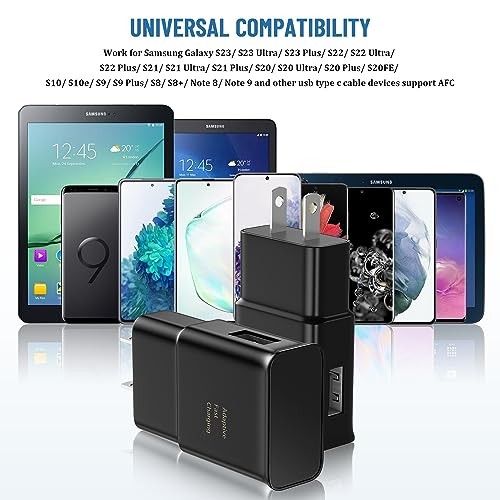 DiHines Phone Charger Android,Samsung Charger Fast Charging Cord Type C with USB C Charge Cable 6.6Ft for Samsung Galaxy S25/S24/S23/S22/S21/S20/S10/S10 Plus/S10E/S9/S8/S21Ultra/S22+/S22 Ultra/Note 8/9/10/20 - Image 5