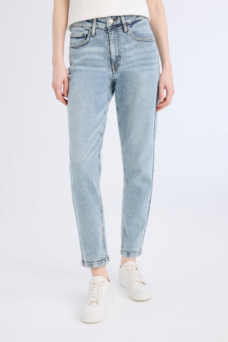 DeFacto Blue Woman Jean Trousers Casual - Image 1