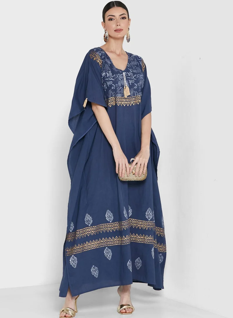 ARABIAN CLOSET Printed Kaftan