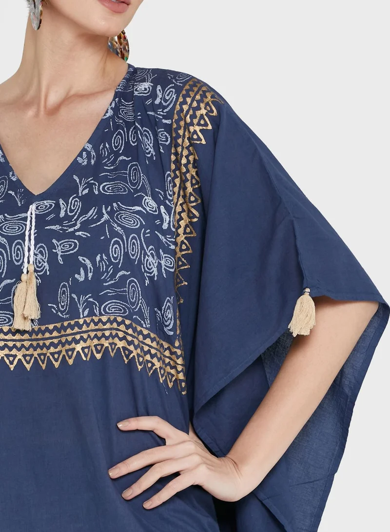 ARABIAN CLOSET Printed Kaftan