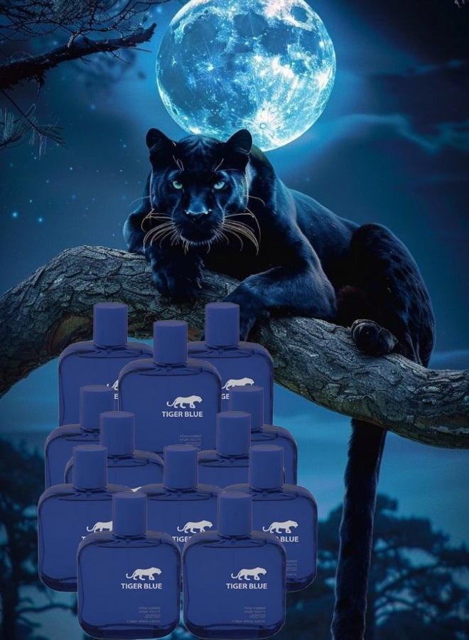 TRI 12 Pieces Tiger Blue Perfume 100ML - Image 1