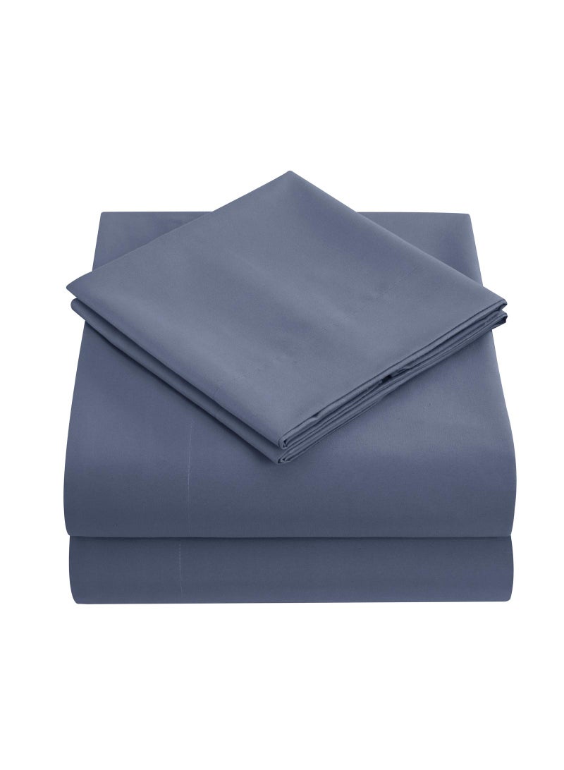 Y&D Bed Sheets 274cm * 259cm Bed Hat 182cm * 213cm 35cm Pillowcase 51cm * 101cm * 2 Plain Bedding 4-piece Set  - Image 1