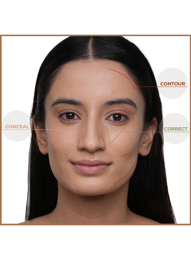 Insight Cosmetics No Smudge Concealer |HD Look |Waterproof |Minimize Fine Lines |Medium Coverage |Long Lasting |Youthful Look |Photo Ready, 5gm (CR121-MN16) - Image 4