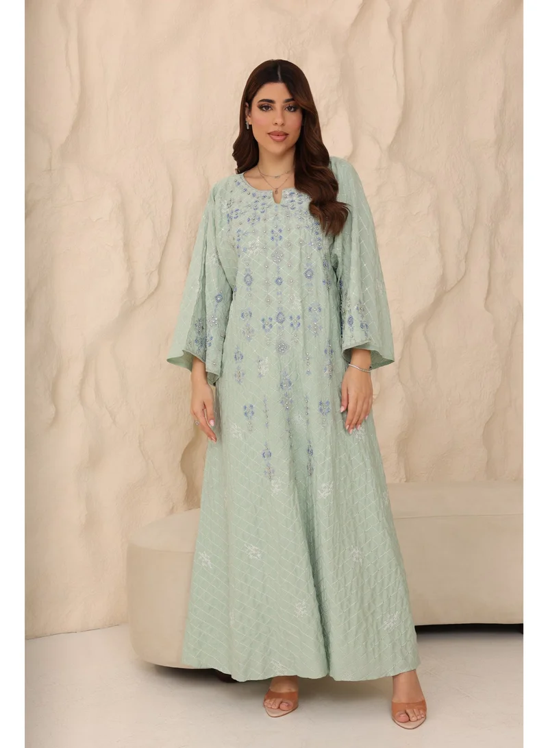 اكسا جلابية مينت أزور بلوم