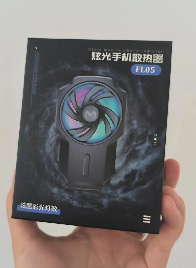 Memo FL05 Mobile Phone Cooler for PUBG Games Gaming Cooling Fan Radiator for iOS Android Cell Phone - Image 2