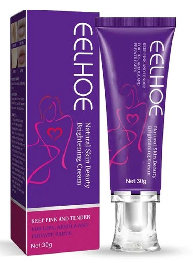 EELHOE Pink Body Whitening Cream for Intimate Area, Melanin Lightening, Underarms, Hips, Inner Thighs, Lightening Repair, Private Part Care