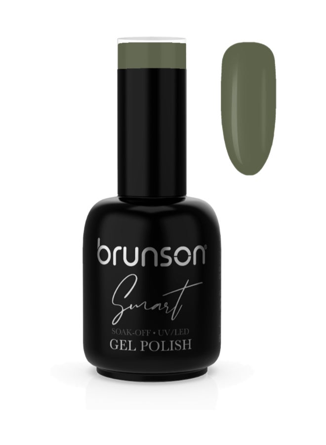 brunson Smart Gel Polish 15ml – Glossy Shine Finish, Long-Lasting UV Soak Off Gel Nail Paint, Chip-Resistant, Salon Quality for Nail Art, French Manicure & Pedicure Extensions - Image 1