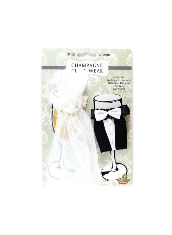 Champagne Glass Wedding Wear