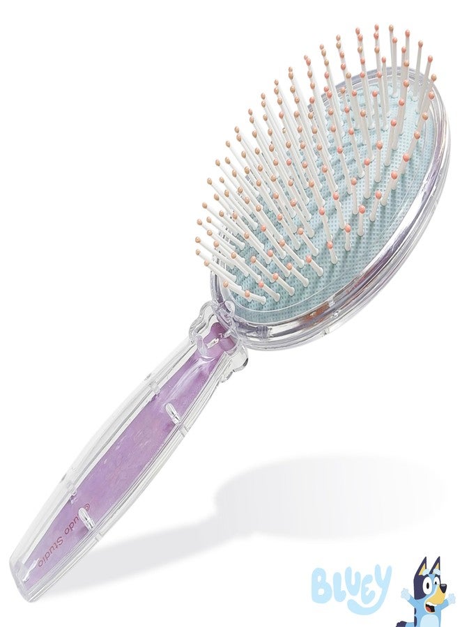 LUV HER Licenced Bluey Kids’ Detangling Confetti Hair Brush - Fun Bluey & Bingo Design, Gentle on Wet & Dry Hair, Ideal for Kids Ages 3+, Makes Hair Care Fun and Easy - Image 4