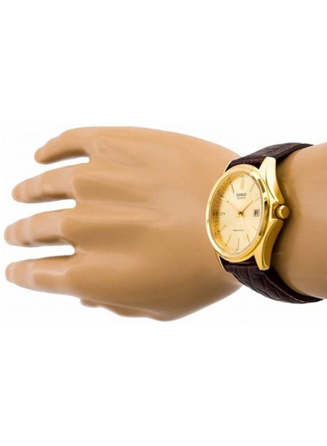 CASIO Men Enticer Analog Watch MTP-1183Q-9ADF - 42 mm - Brown - Image 5