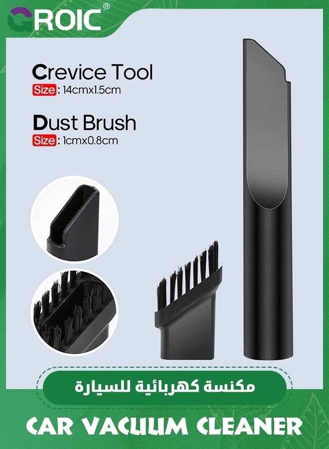 GROIC Portable Mini Car Vacuum Cleaner, Easy to Clean Air Duster, High Power Cordless Handheld Rechargeable Cleaner for Desk - Image 5