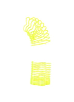 Flower-shaped plastic spiral zipper toy for children