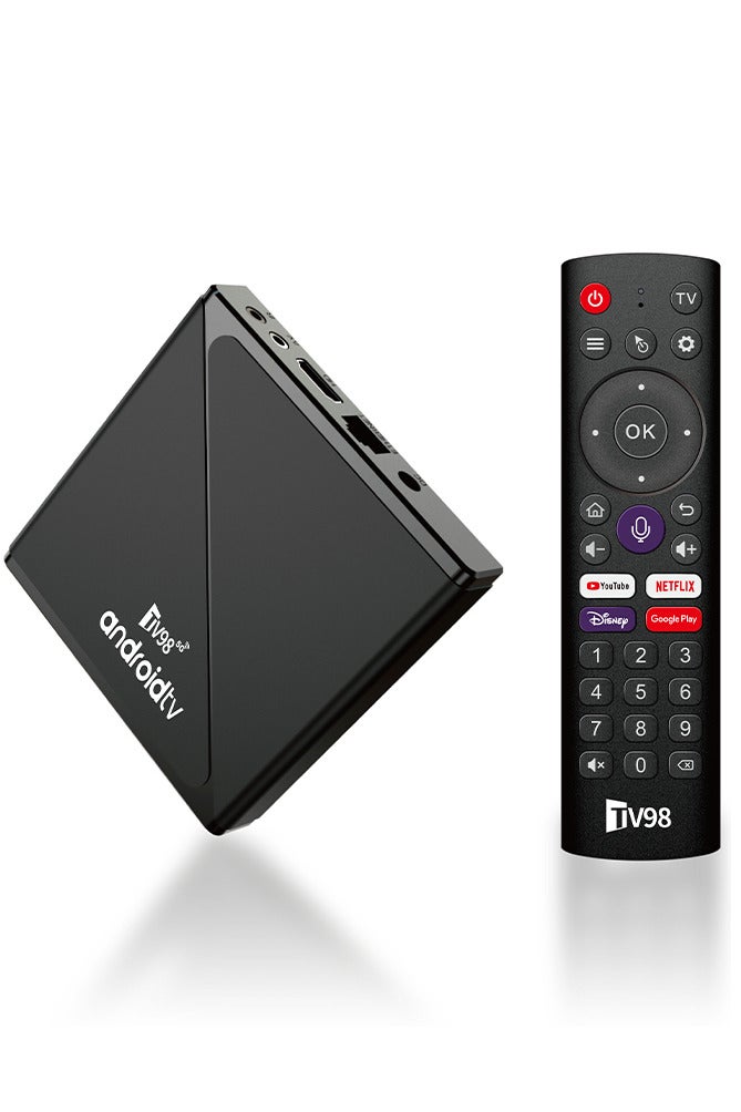 تلفزيون صندوق التلفاز الذكي أندرويد 14 2G/16G مزدوج الواي فاي 2.4G و 5G بلوتوث 5.0 H.265 مشغل وسائط 8K UHD - Image 1