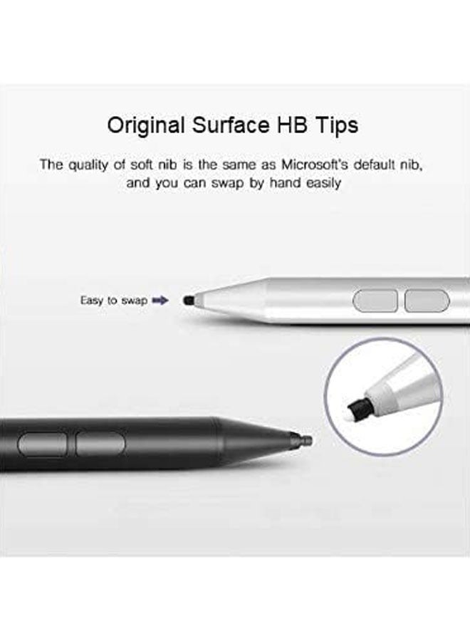 Uogic pen for Microsoft Surface, palm touch, 1024 pressure level, Flex  Soft HB nib, compatible with Surface Pro/Book/Laptop/Go - Image 4