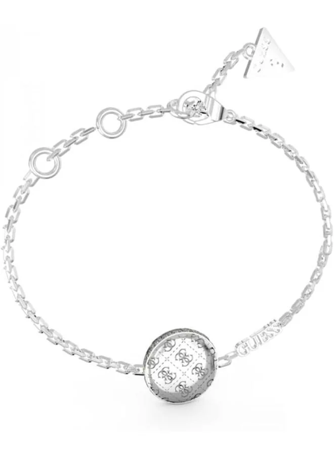 جس Side Crystals 4G Coin Bracelet