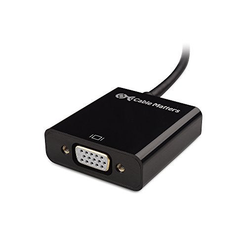 Cable Matters Micro HDMI to VGA Adapter (Micro HDMI to VGA Converter) in Black - Image 4