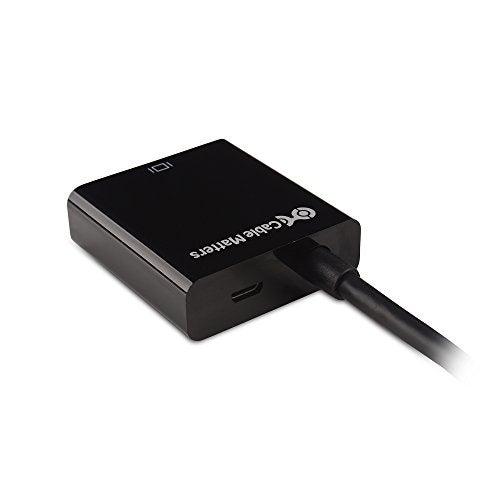 Cable Matters Micro HDMI to VGA Adapter (Micro HDMI to VGA Converter) in Black - Image 5