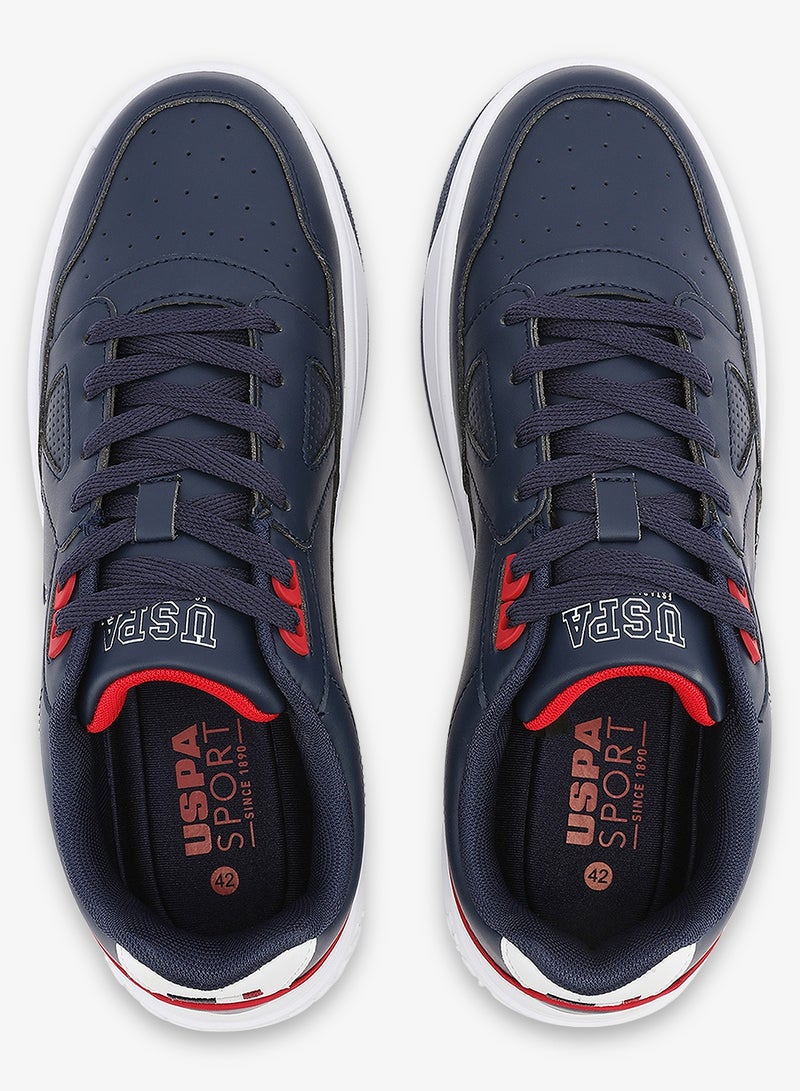 U.S. Polo Assn. Men's Navy Classic Low-Top Sneakers,Lightweight Shoes Casual for Everyday Style - Image 5