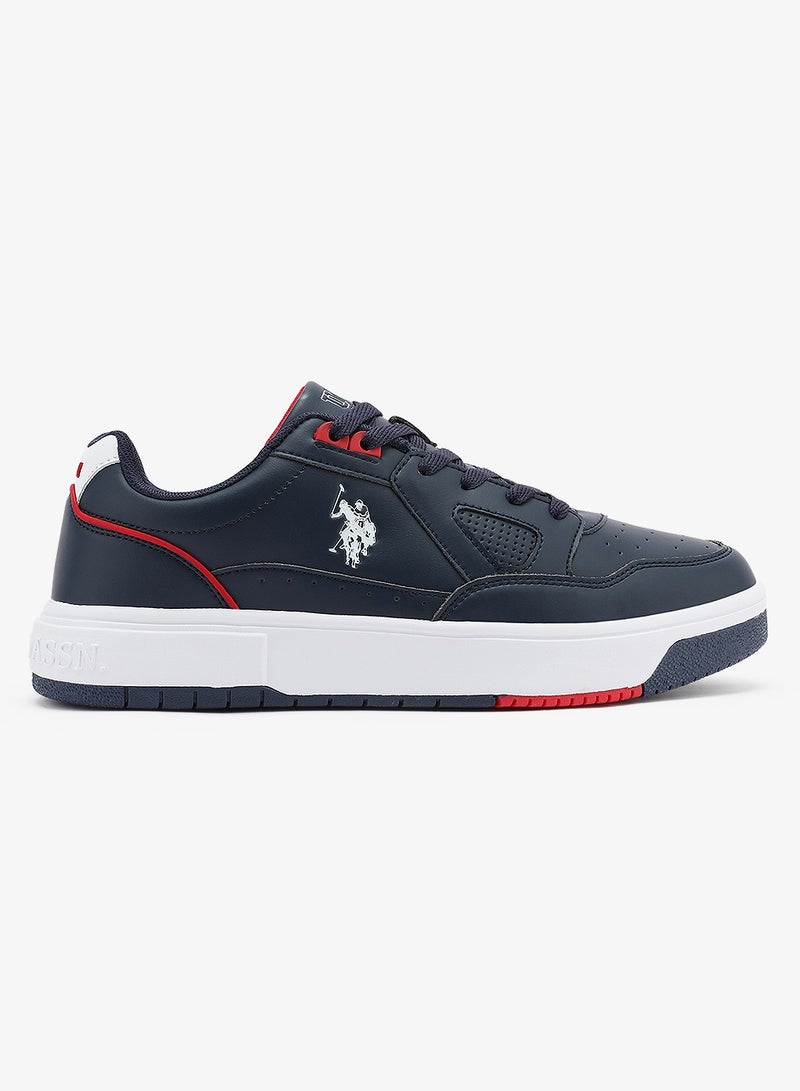 U.S. Polo Assn. Men's Navy Classic Low-Top Sneakers,Lightweight Shoes Casual for Everyday Style - Image 1