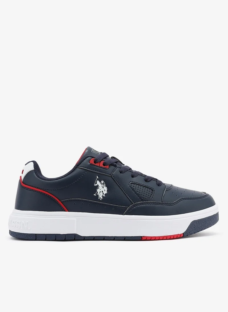 U.S. Polo Assn. Navy Men's Navy Classic Low-Top Sneakers,Lightweight Shoes Casual for Everyday Style for Men | Best Price UAE
