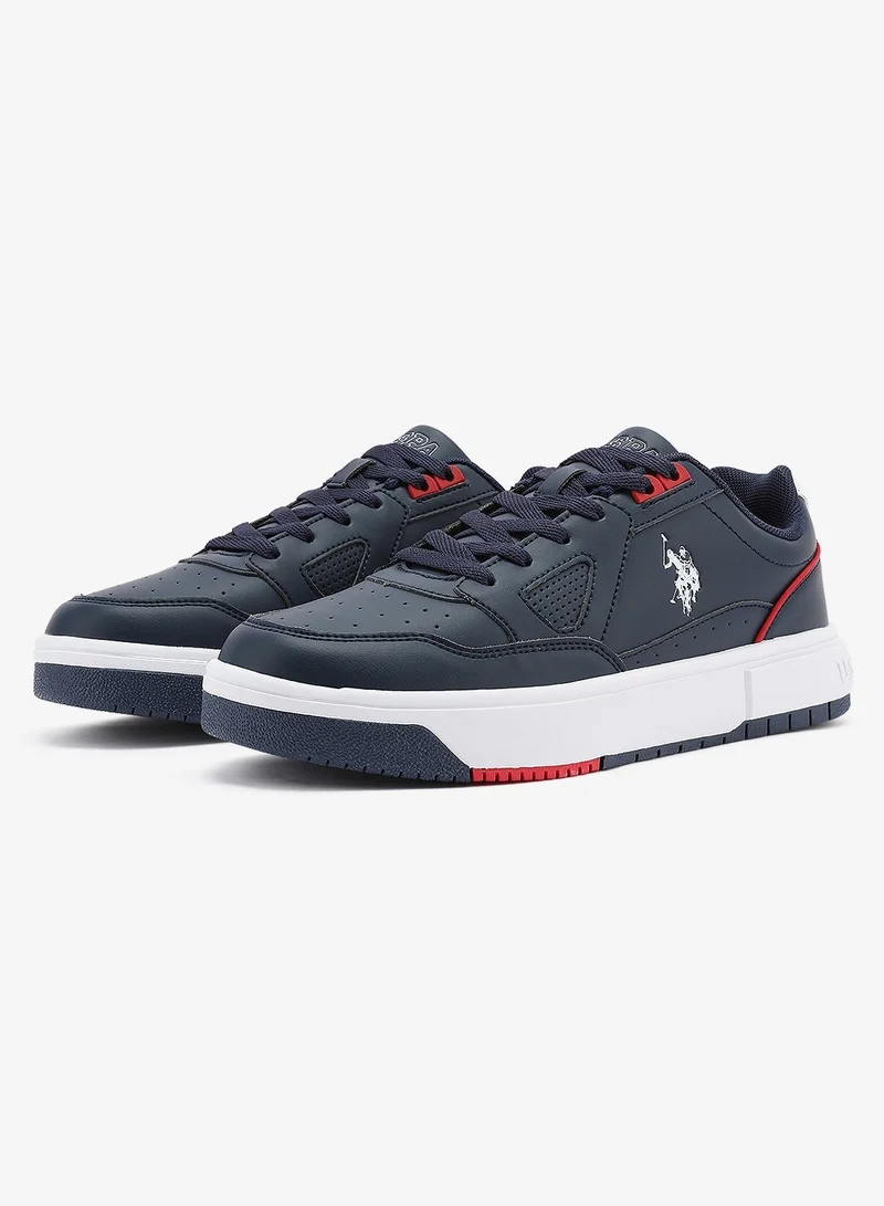 U.S. Polo Assn. Navy Men's Navy Classic Low-Top Sneakers,Lightweight Shoes Casual for Everyday Style for Men | Best Price UAE