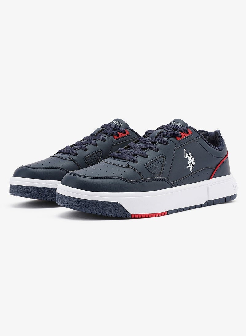 U.S. Polo Assn. Men's Navy Classic Low-Top Sneakers,Lightweight Shoes Casual for Everyday Style - Image 5