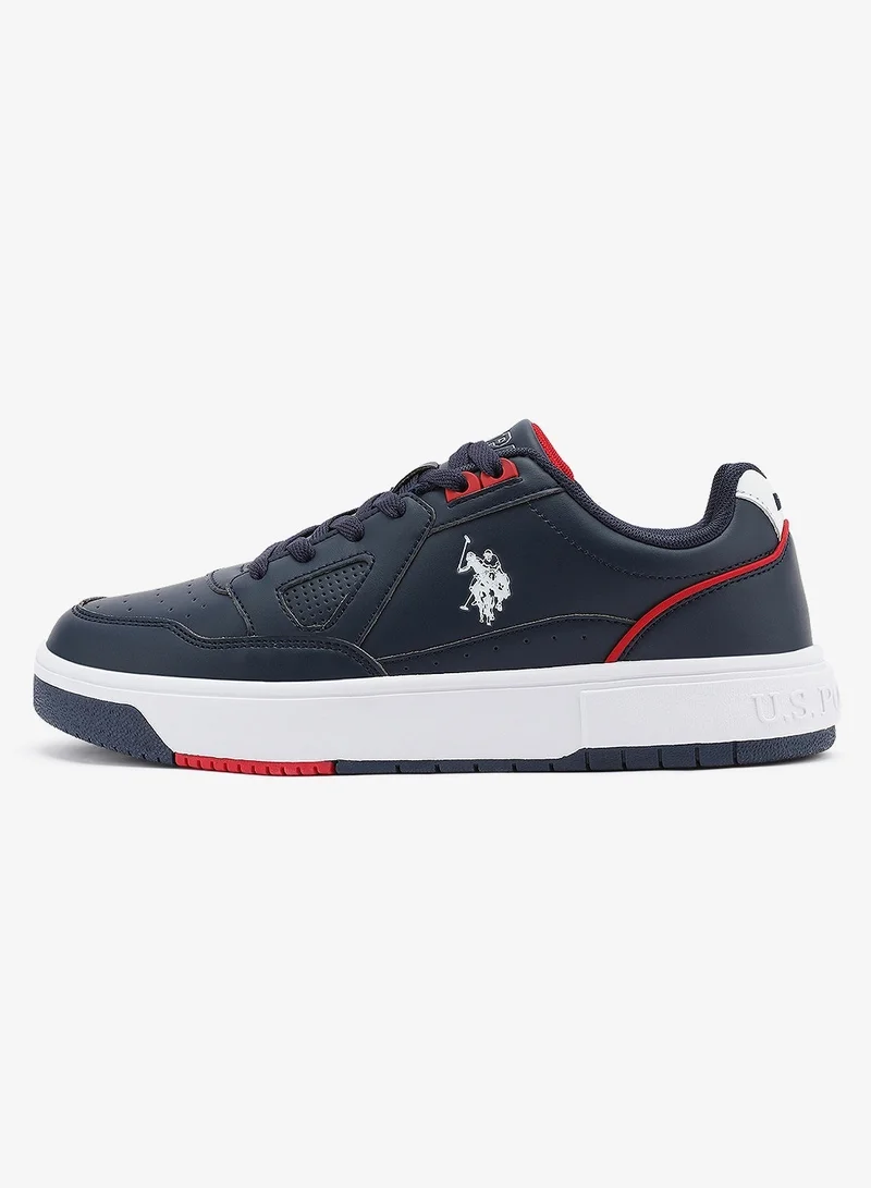 U.S. Polo Assn. Navy Men's Navy Classic Low-Top Sneakers,Lightweight Shoes Casual for Everyday Style for Men | Best Price UAE