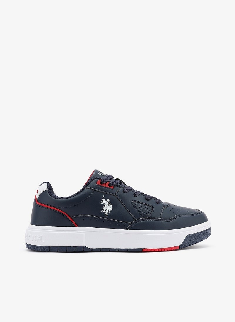 U.S. Polo Assn. Men's Navy Classic Low-Top Sneakers,Lightweight Shoes Casual for Everyday Style - Image 1