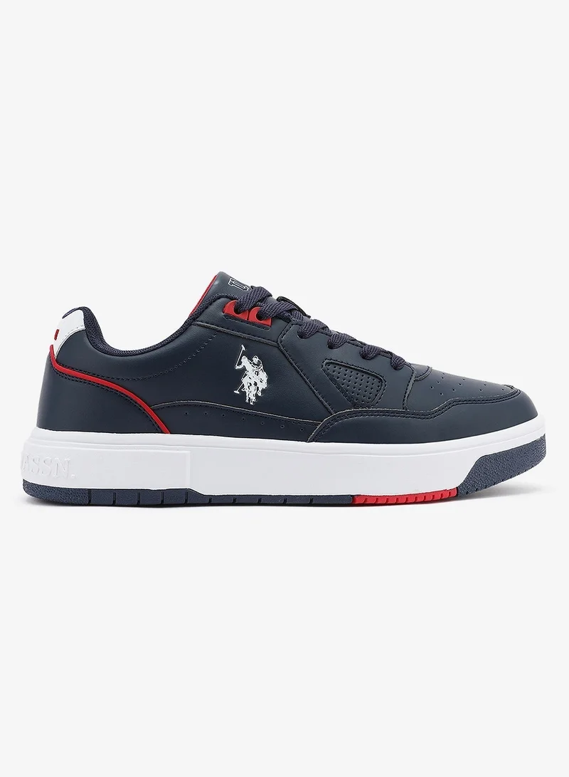 U.S. Polo Assn. Navy Men's Navy Classic Low-Top Sneakers,Lightweight Shoes Casual for Everyday Style for Men | Best Price UAE