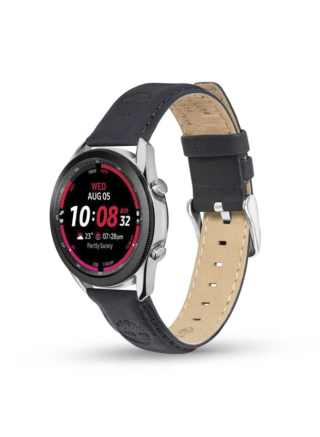 تمبرلاند Universal Replacement Leather Strap For Men And Women Compatible With Apple Watch Series 3-9, SE, Ultra, Ultra 2 (42-44-45-50), Samsung, Huawei Or Quartz Watch With Lug Width Of 22mm