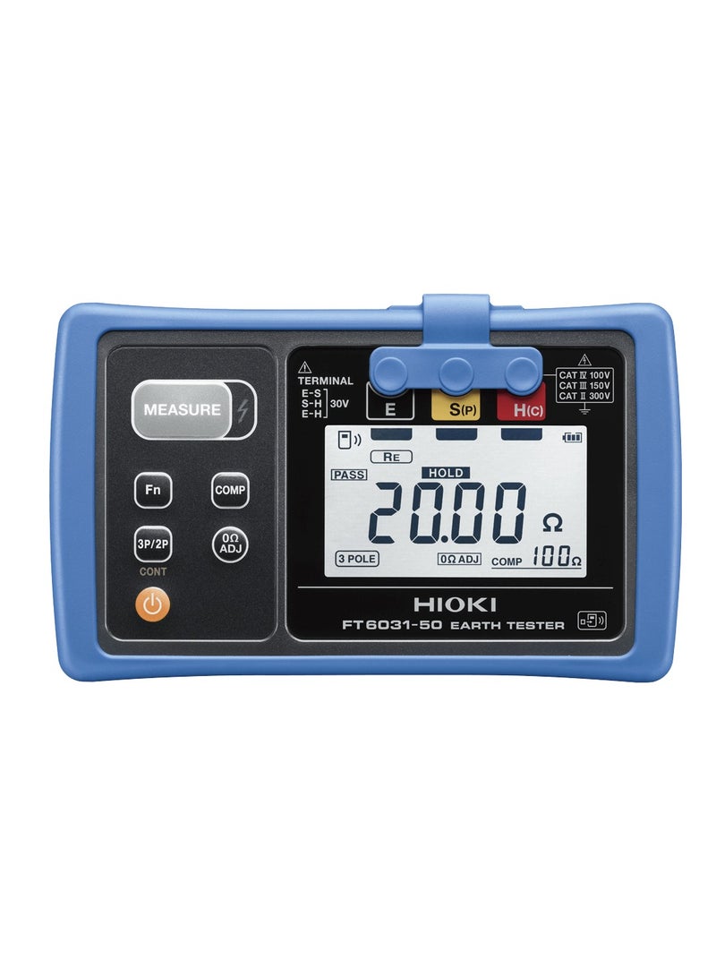 هايوكي جهاز هيوكي FT6031-50 المقاوم للماء بمعيار IP67 لقياس مقاومة التأريض - Image 1