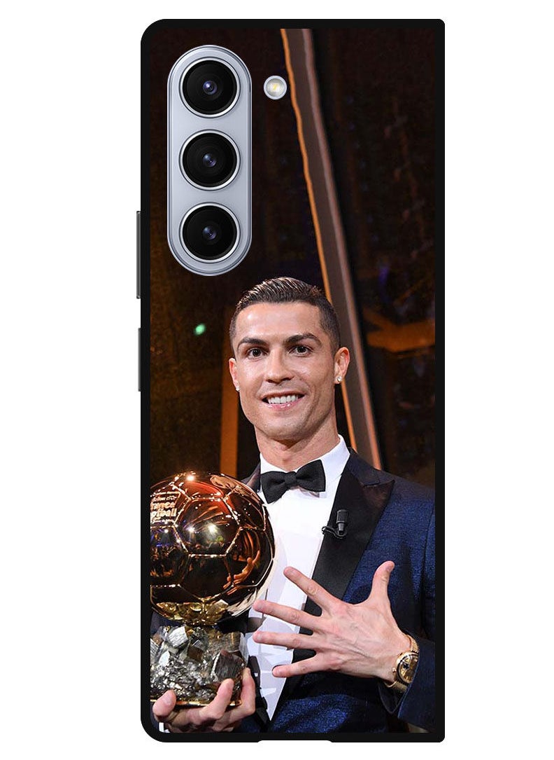 Theodor Protective Case Anti Scratch Shock Proof Bumper Cover For Samsung Galaxy Z Fold 5 Ronaldo  - Image 1