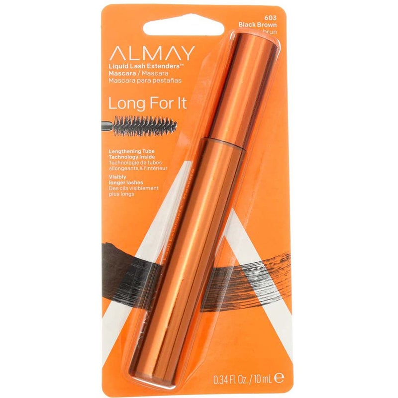 Almay Liquid Lash Extenders Mascara Black Brown 034 Fl Oz10mL