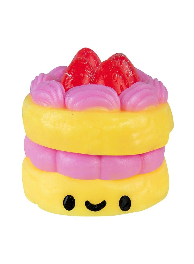 The Orb Factory ORB Tabalicious Sweet Treats Yellow Layer Cake - TABA Cake Squishy Toy - Soft, Sticky, Squishy Dessert Play Food Treat, Great for Stress Relief - Fun Kawaii Fidget Sensory Toys for Kids and Adults - Image 4