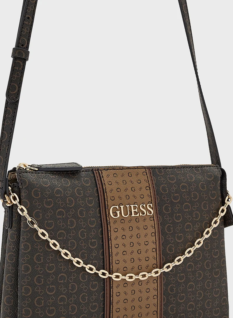 GUESS Suma Top Zip Crossbody