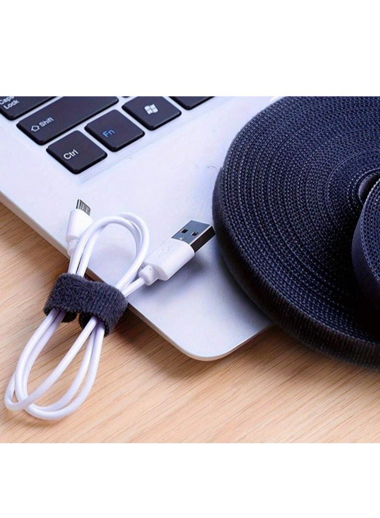 500cm Desktop Cable Management Strap Hook and Loop Cable Tie Cable Organizer For Computer Practical Accessory  - Image 4