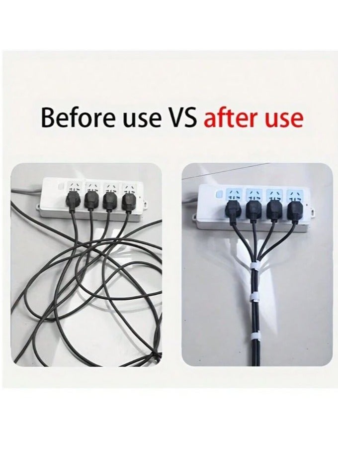 500cm Desktop Cable Management Strap Hook and Loop Cable Tie Cable Organizer For Computer Practical Accessory  - Image 2